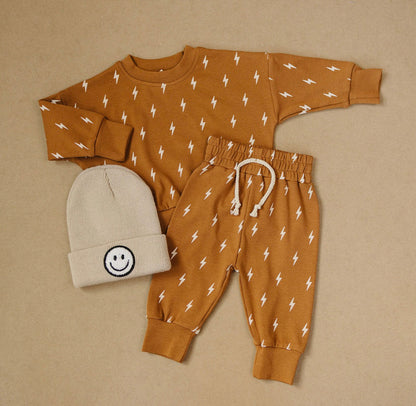 Fall Bolts Jogger Set
