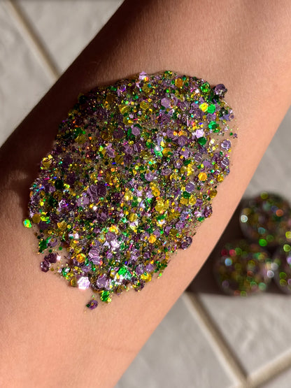 HAIR GLITTER: Mardi Gras