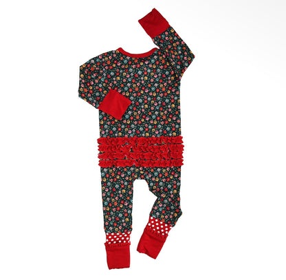 Isabelle Bamboo - Ruffle Zippie