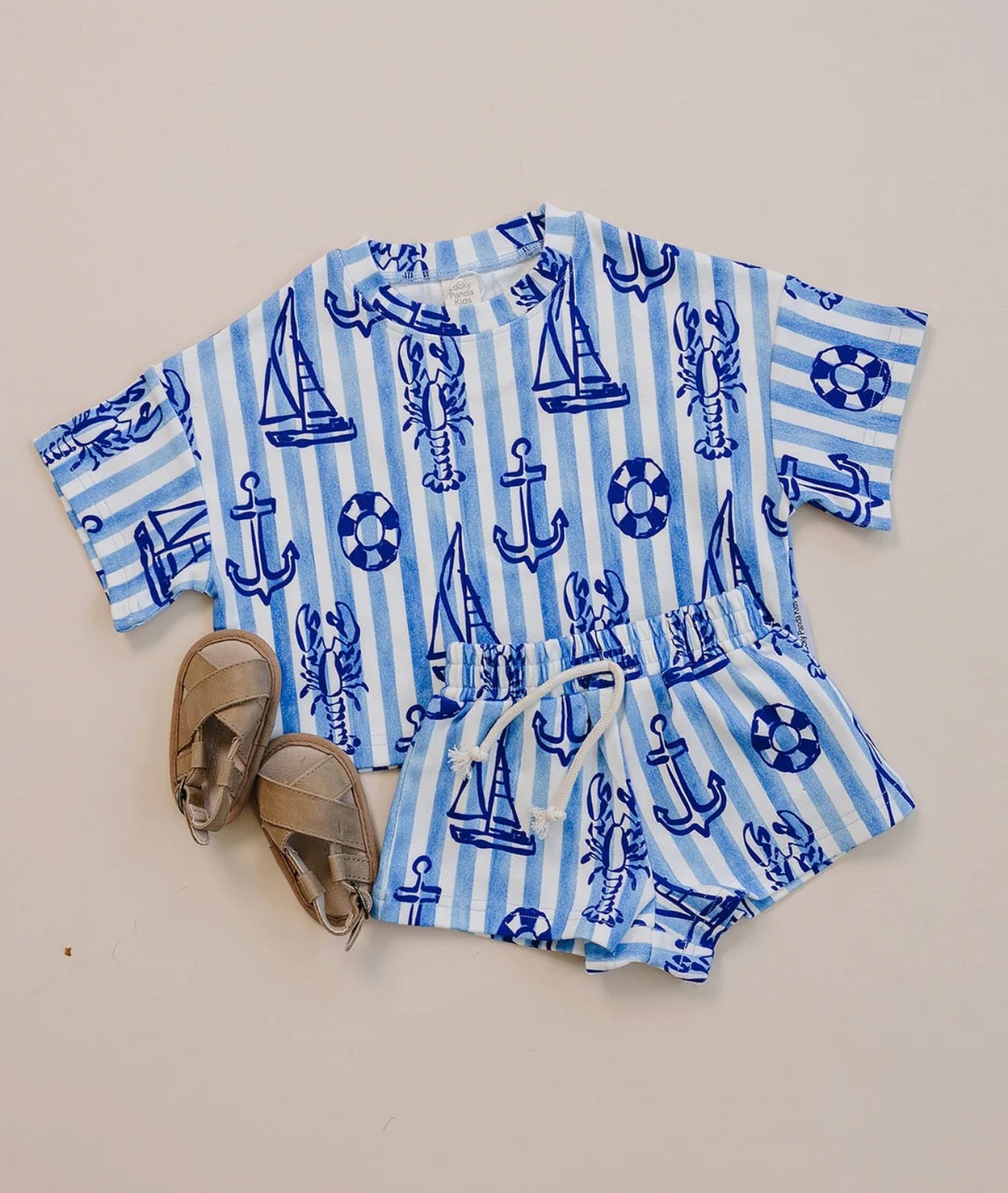 Nautical Shorts Set