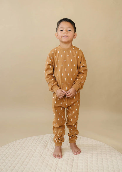 Fall Bolts Jogger Set