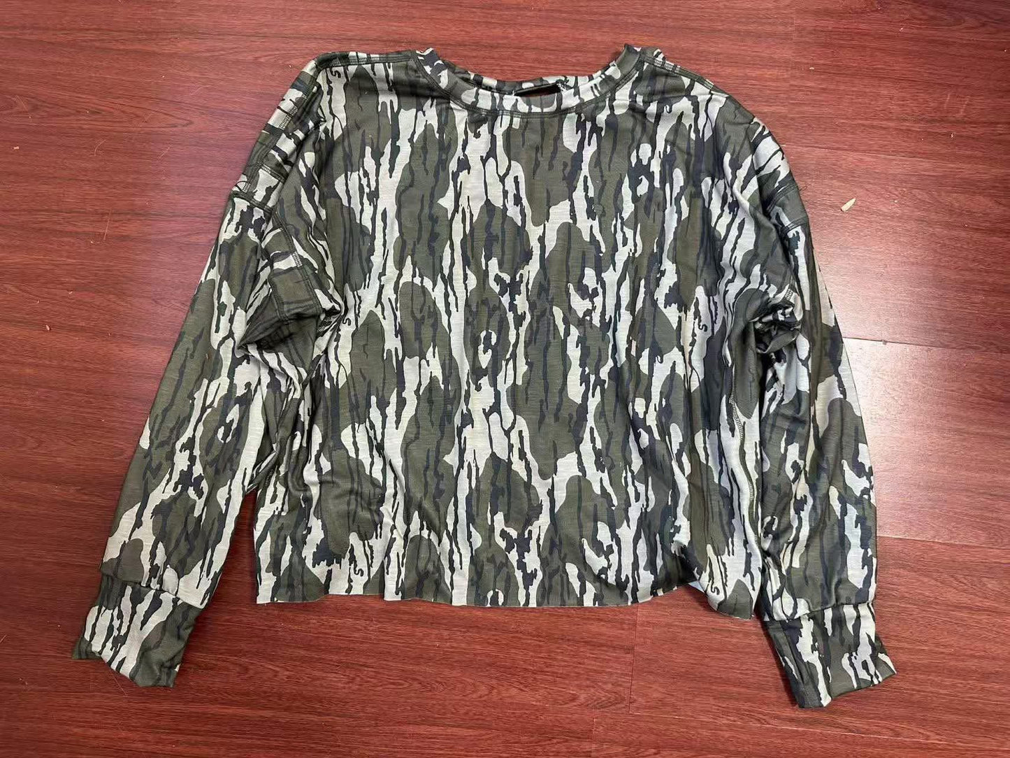 Camo Open Back Top