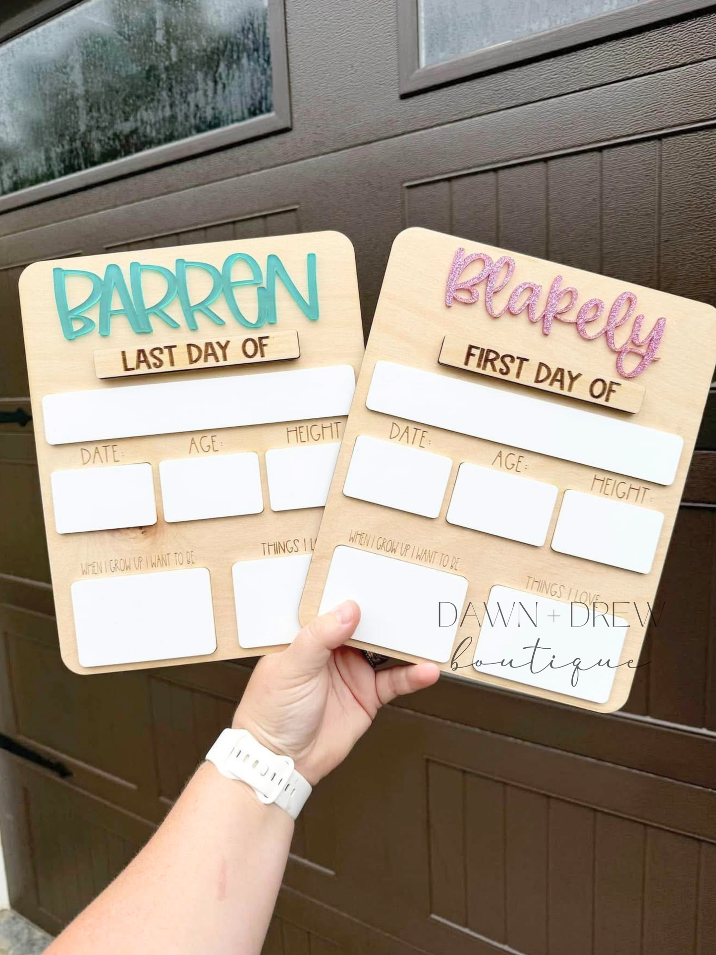Back to School Boards - CLOSES 7/13