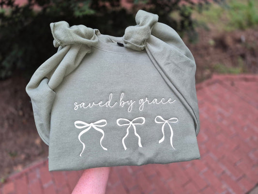 Saved By Grace Crewneck