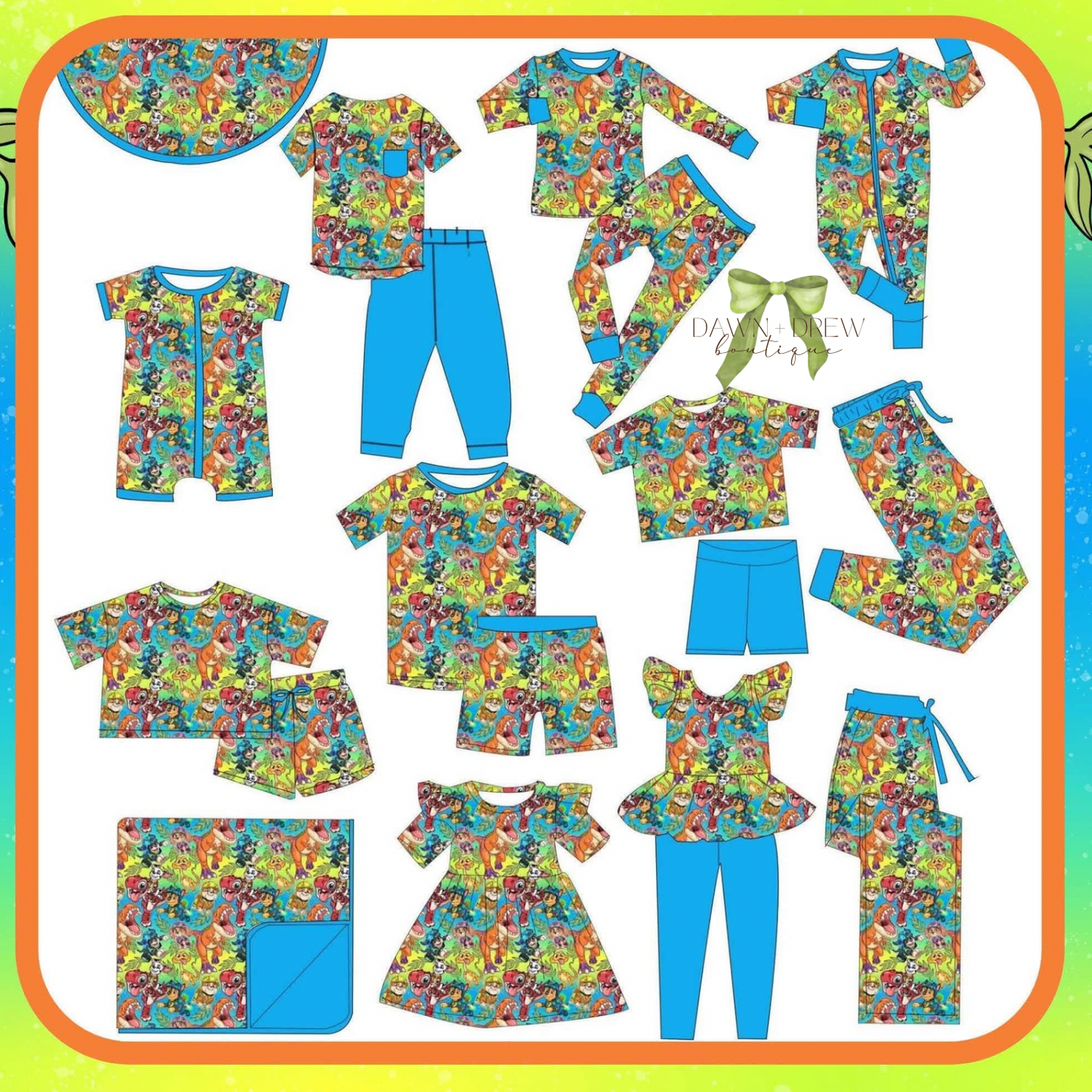 DINO PATROL BAMBOO — CLOSES 7/29