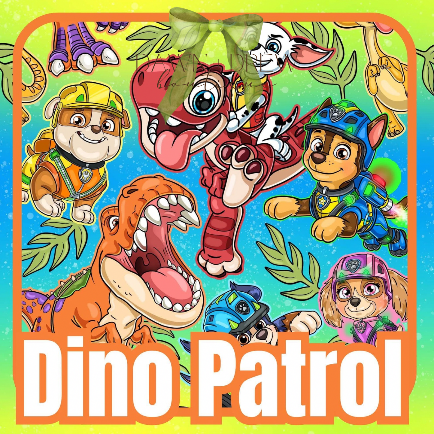 DINO PATROL BAMBOO — CLOSES 7/29
