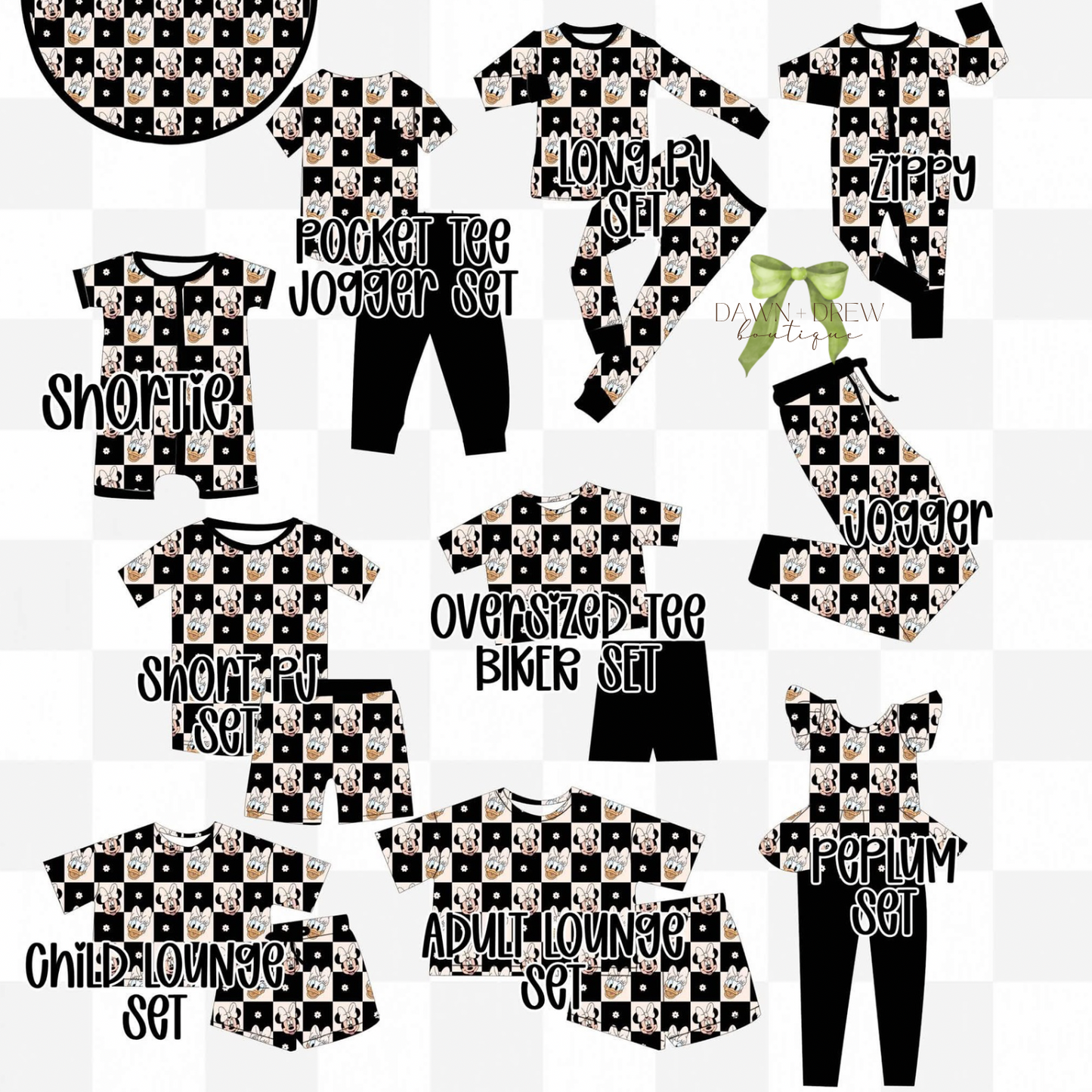 CHECKERED MAGIC BAMBOO — CLOSES 8/4