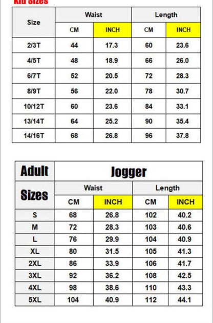 Custom Split Jogger Pants — CLOSES 8/8