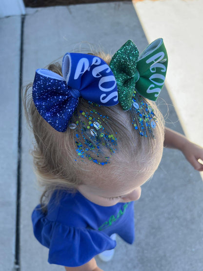 HAIR GLITTER - Football Edition: Custom Team Colors