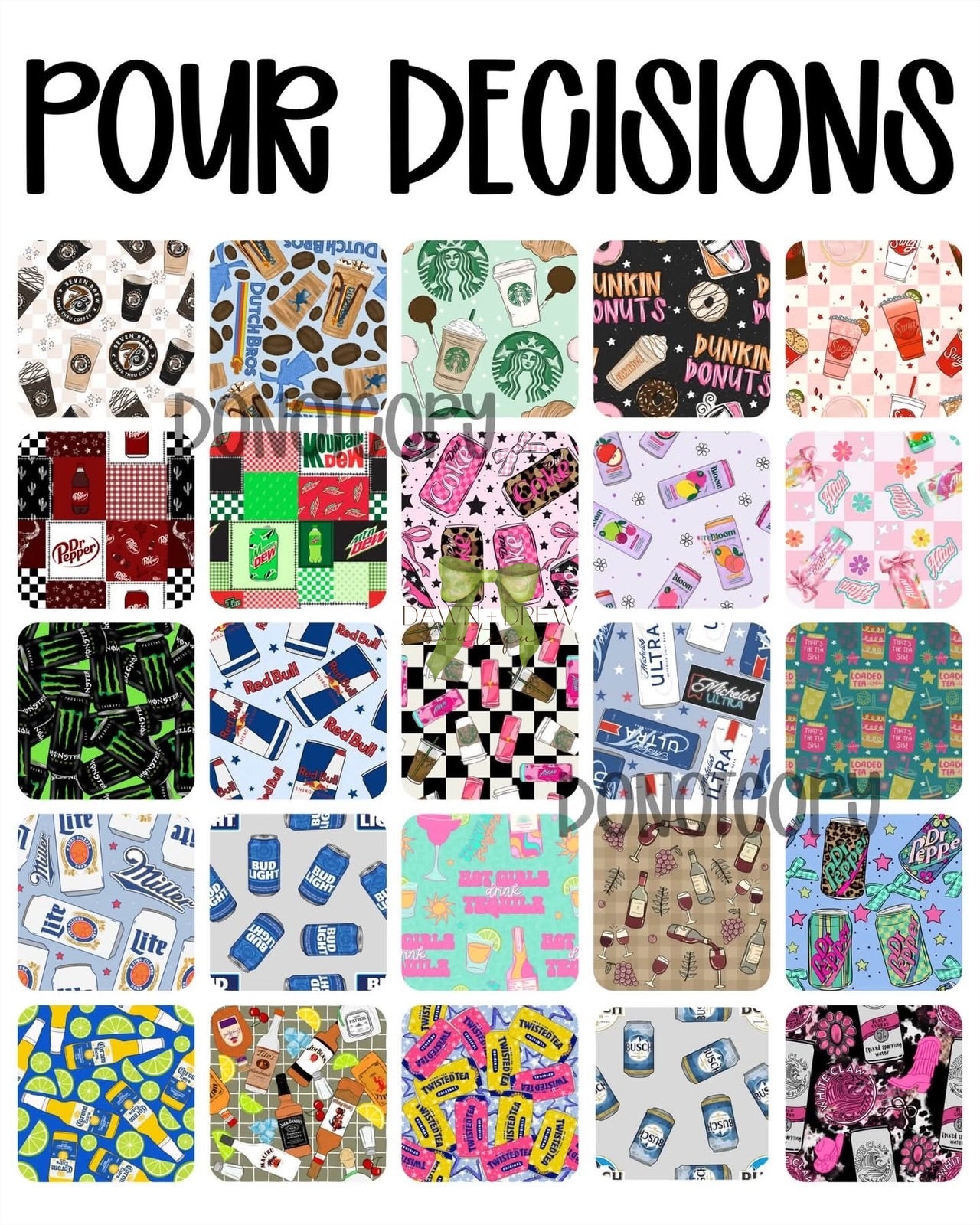 POUR DECISIONS BAMBOO — CLOSES 9/1