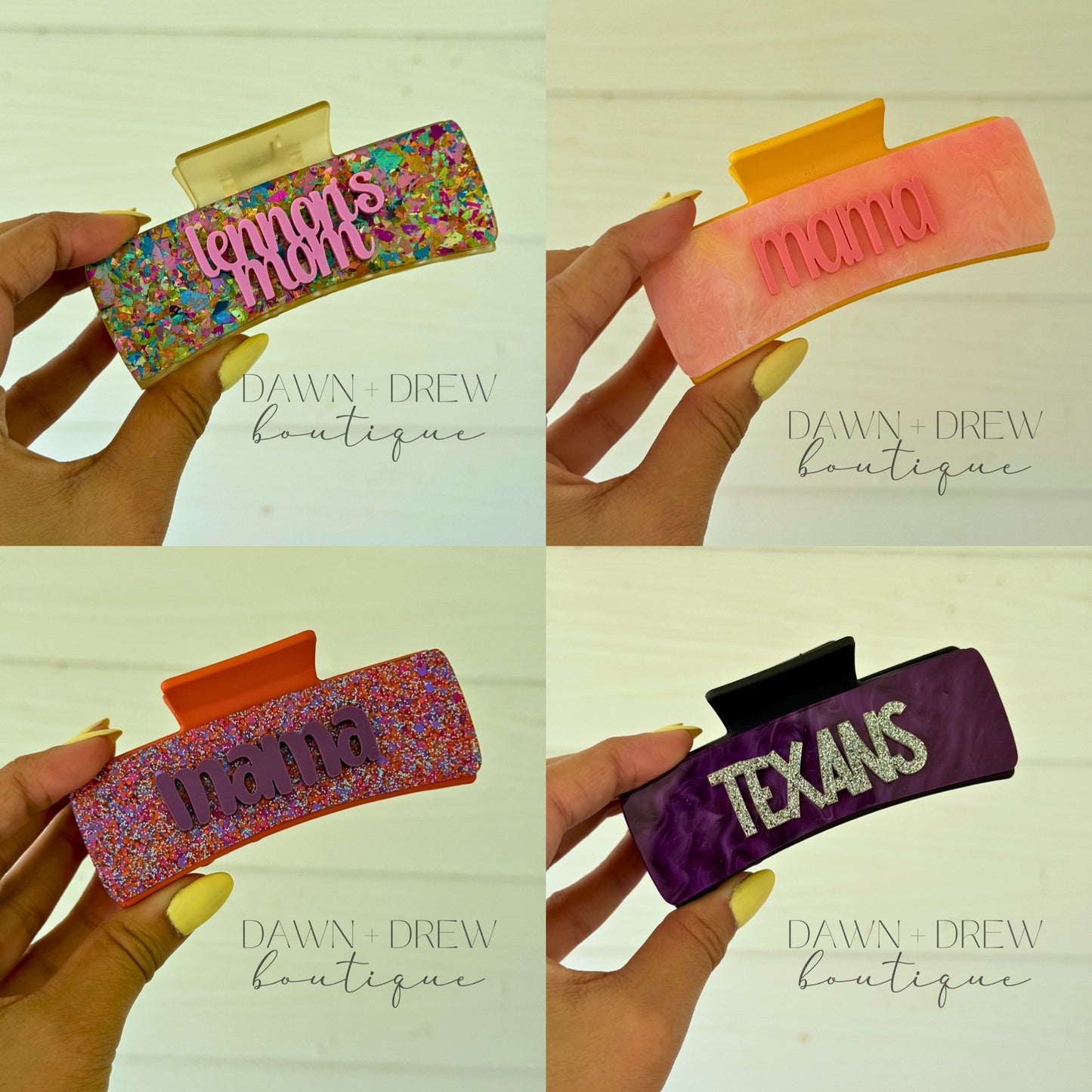 Custom Claw Clips — CLOSES 8/9