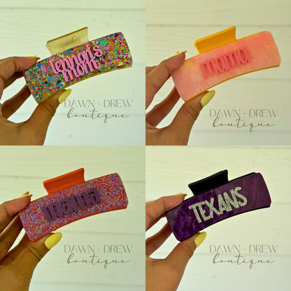 Custom Claw Clips — CLOSES 8/9