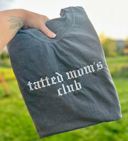 Custom Sayings Embroidered Crew & Tee - CLOSES 8/1
