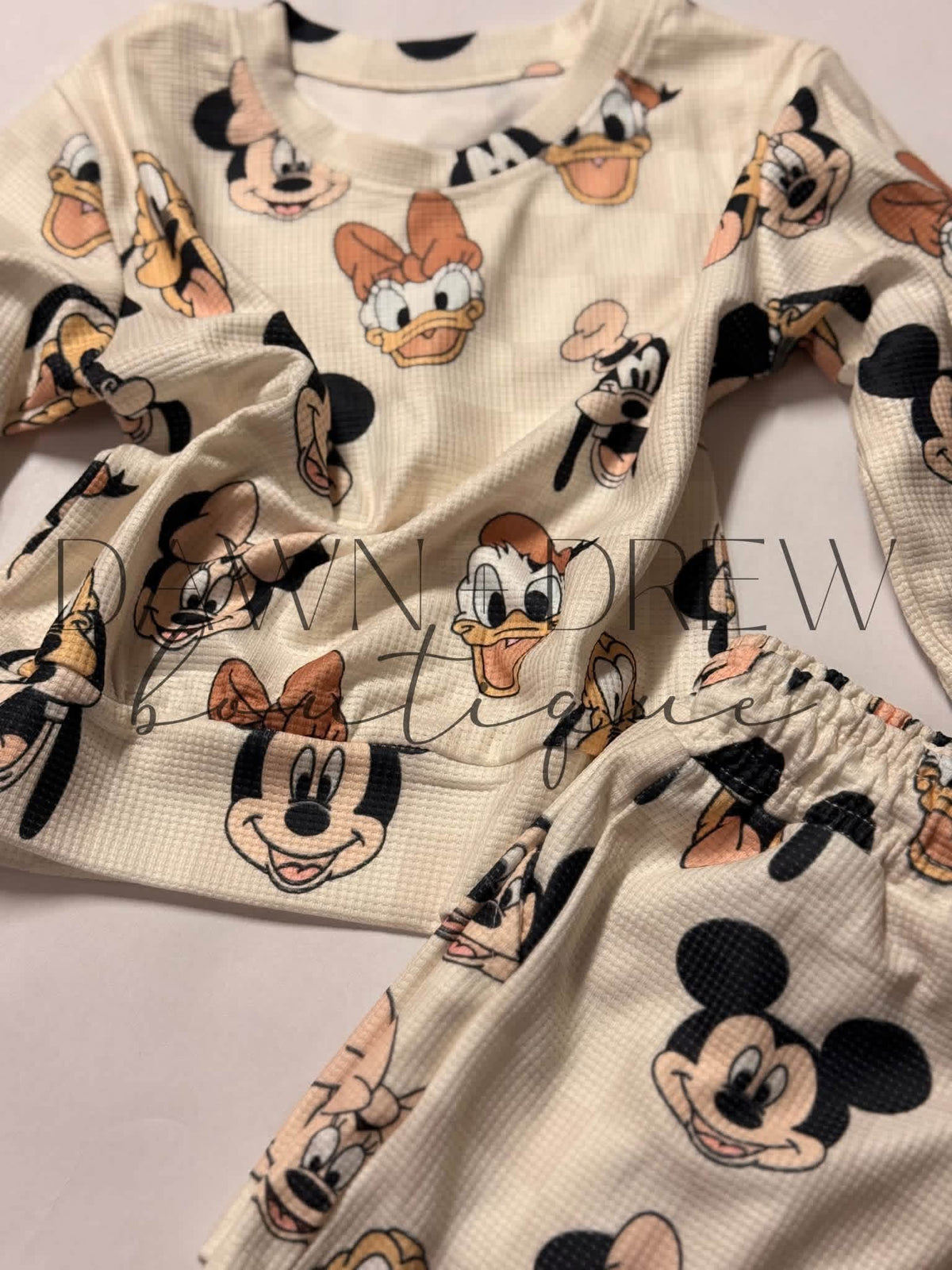 Custom Waffle Short Sleeve & Pants - CLOSES 10/5