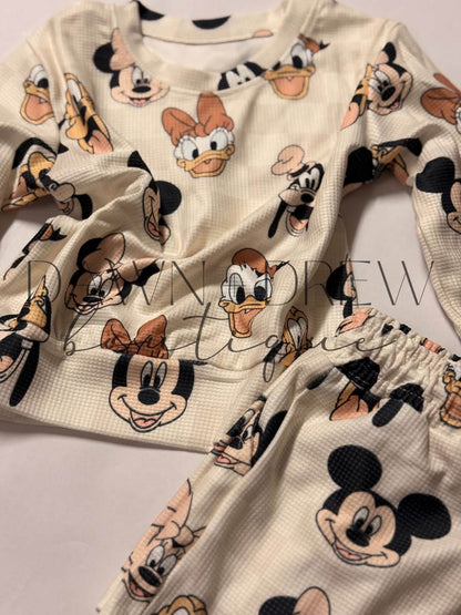 Custom Waffle Short Sleeve & Pants - CLOSES 10/5