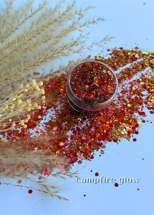HAIR GLITTER: Campfire Glow - September Sub Color