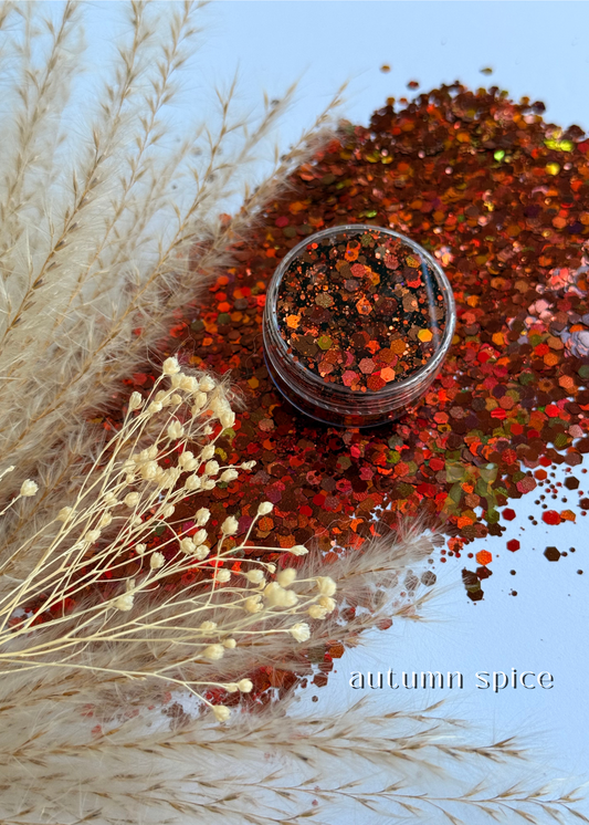 HAIR GLITTER: Autumn Spice - September Sub Color
