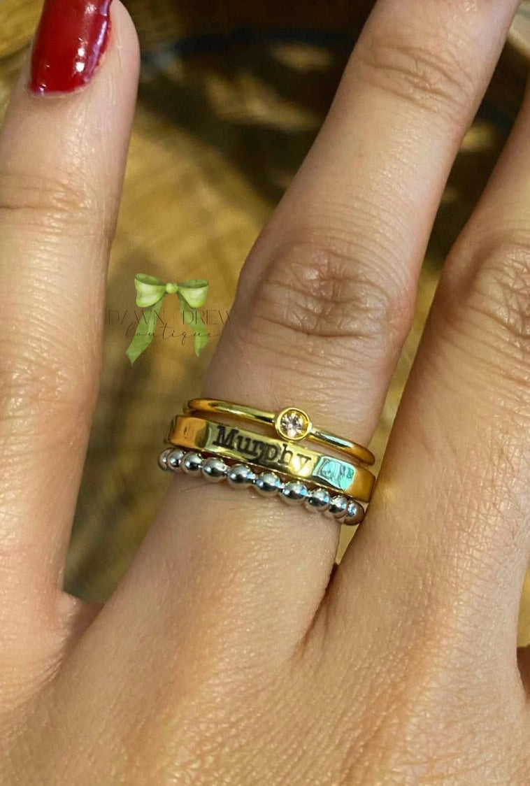 Customized Ring Stacks - CLOSES 10/22