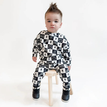 Checkered Cool Dude Jogger Set