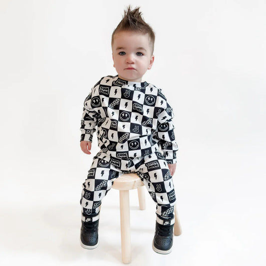 Checkered Cool Dude Jogger Set