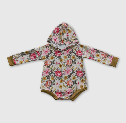 Garden Florals Hooded Romper