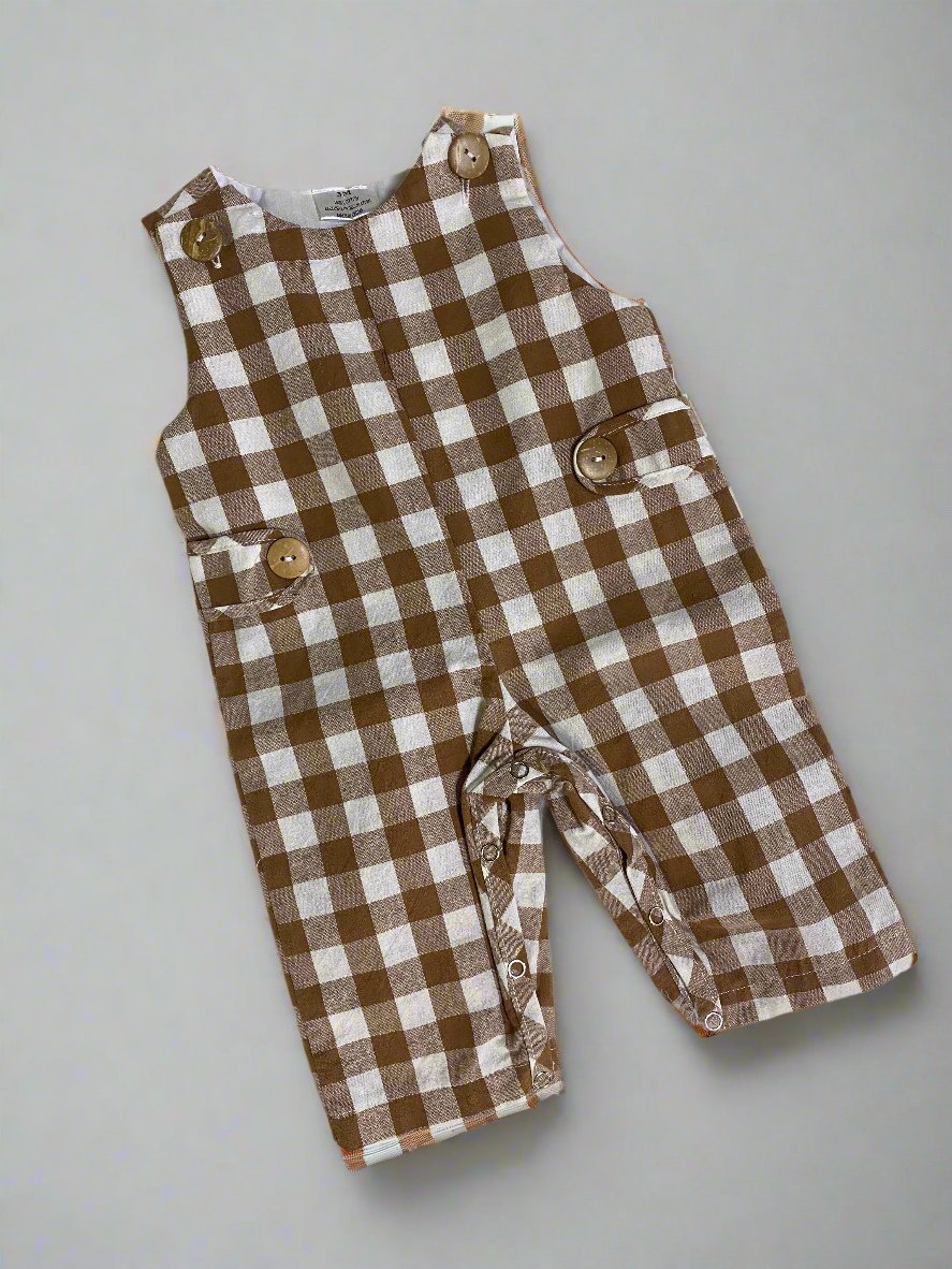 Stevie Gingham Romper