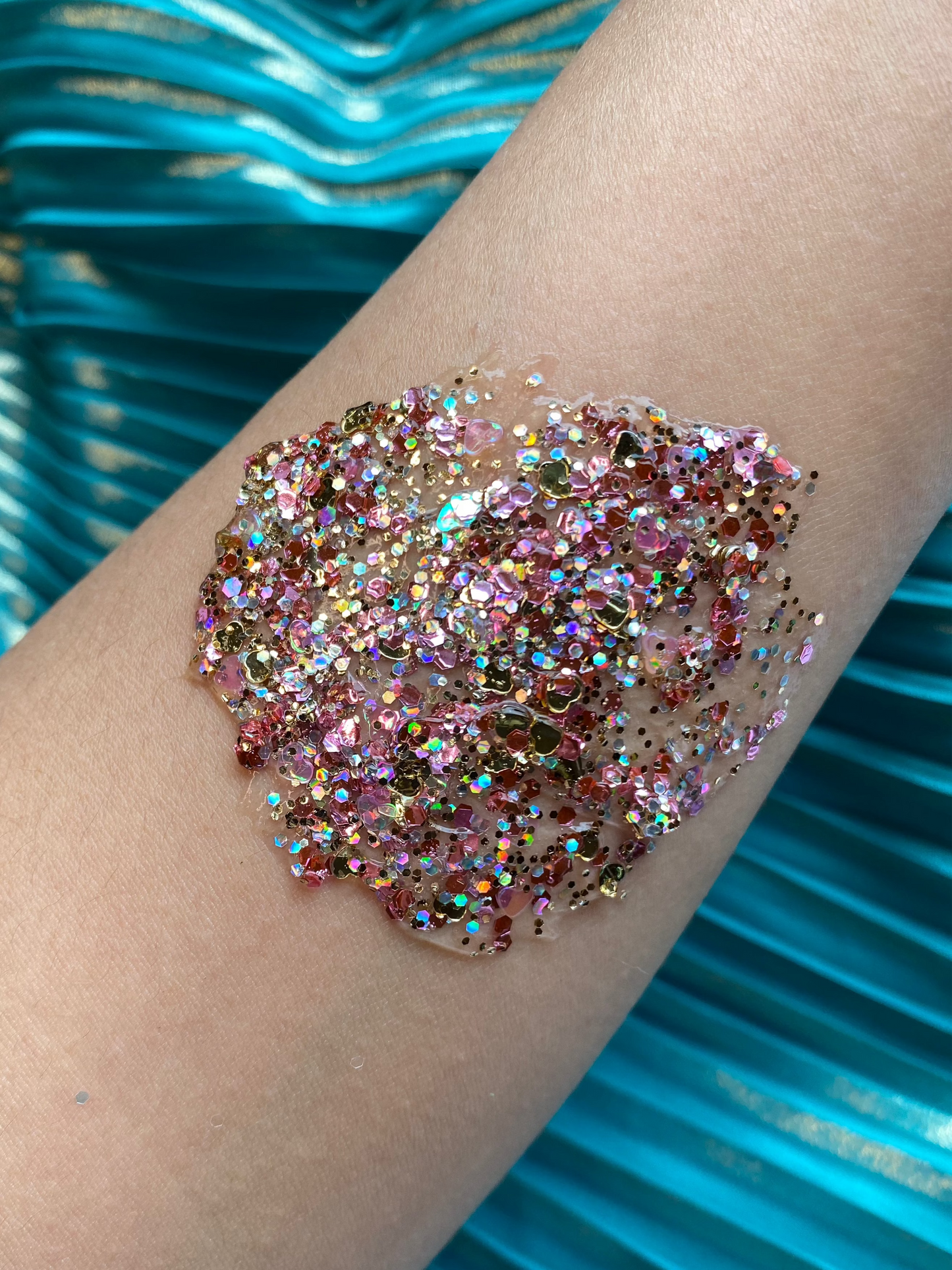 Hair Glitter: Pink Champagne