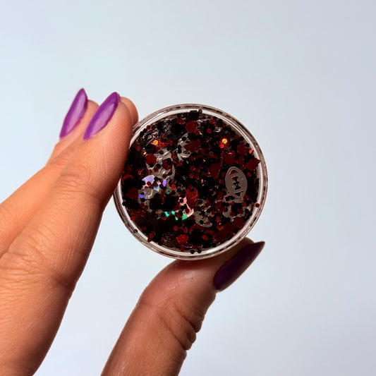 HAIR GLITTER - Football Edition: Bucs