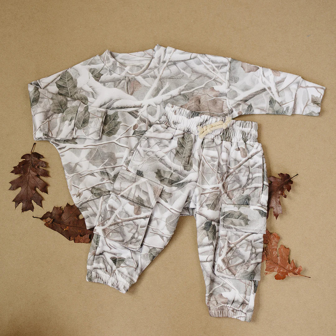 Camo Cargo Jogger Set