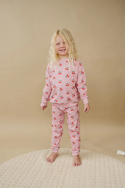 Blush Cherry Jogger Set