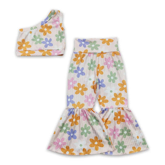 Pastel Daisy One Shoulder & Bells