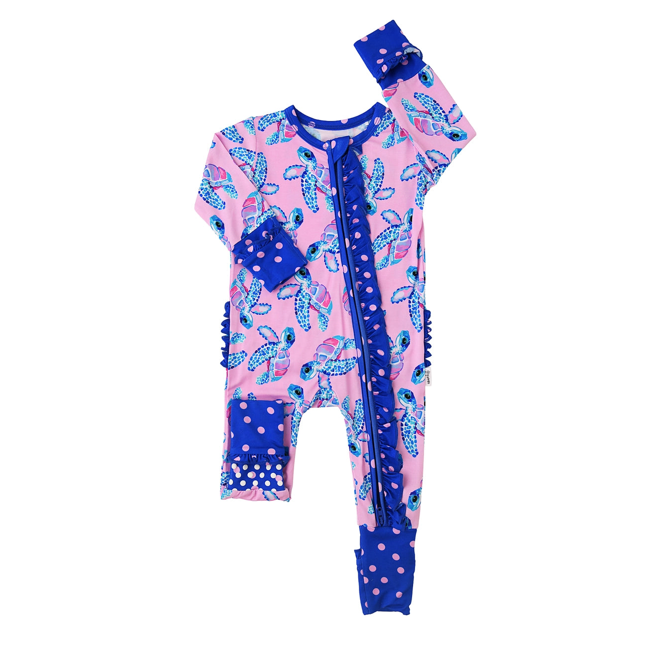 Waverly Bamboo - Ruffle Zippie