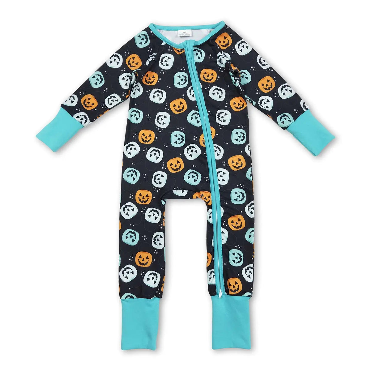 Blue & Orange Pumpkin Zippie