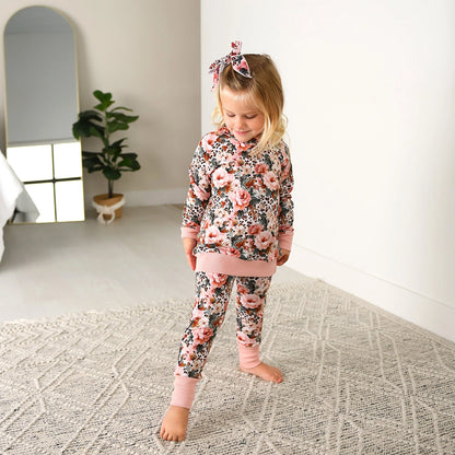 Laura Floral Hooded Sweatsuit Set