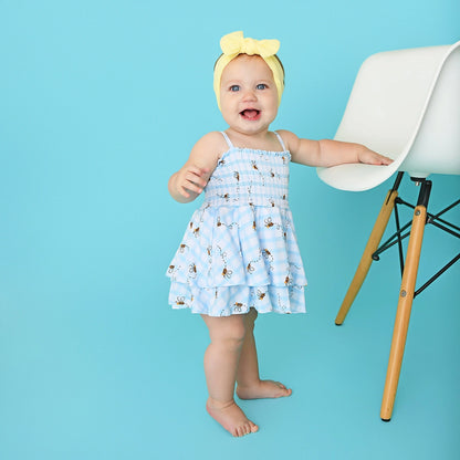 Buzz Bamboo - Smocked Tiered Bodysuit