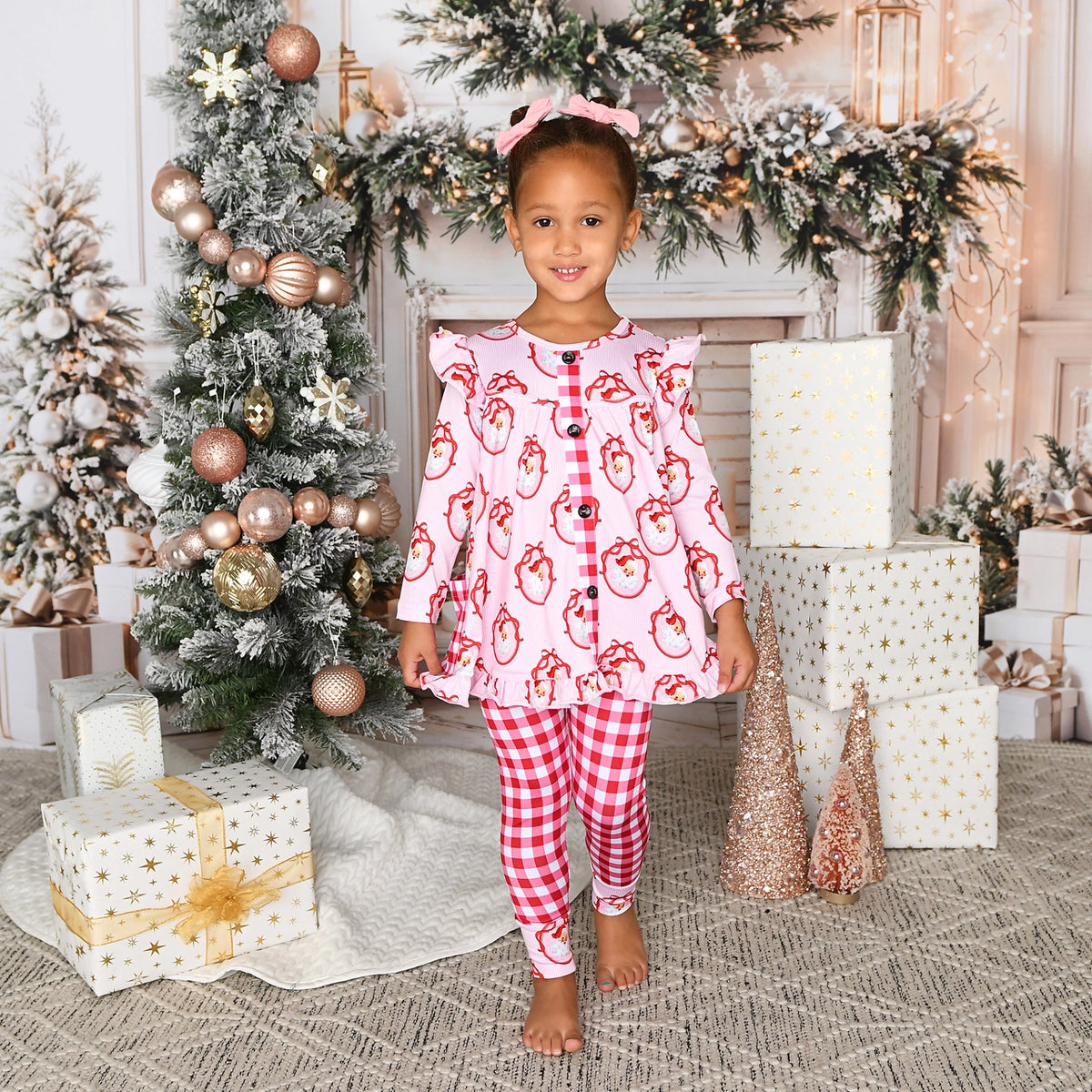 Janie Print - Peplum Set