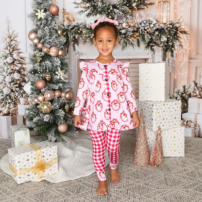 Janie Print - Peplum Set