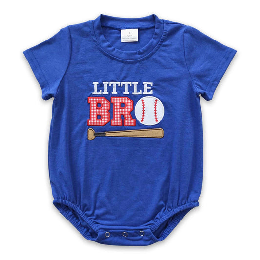 Baseball Little Bro Romper