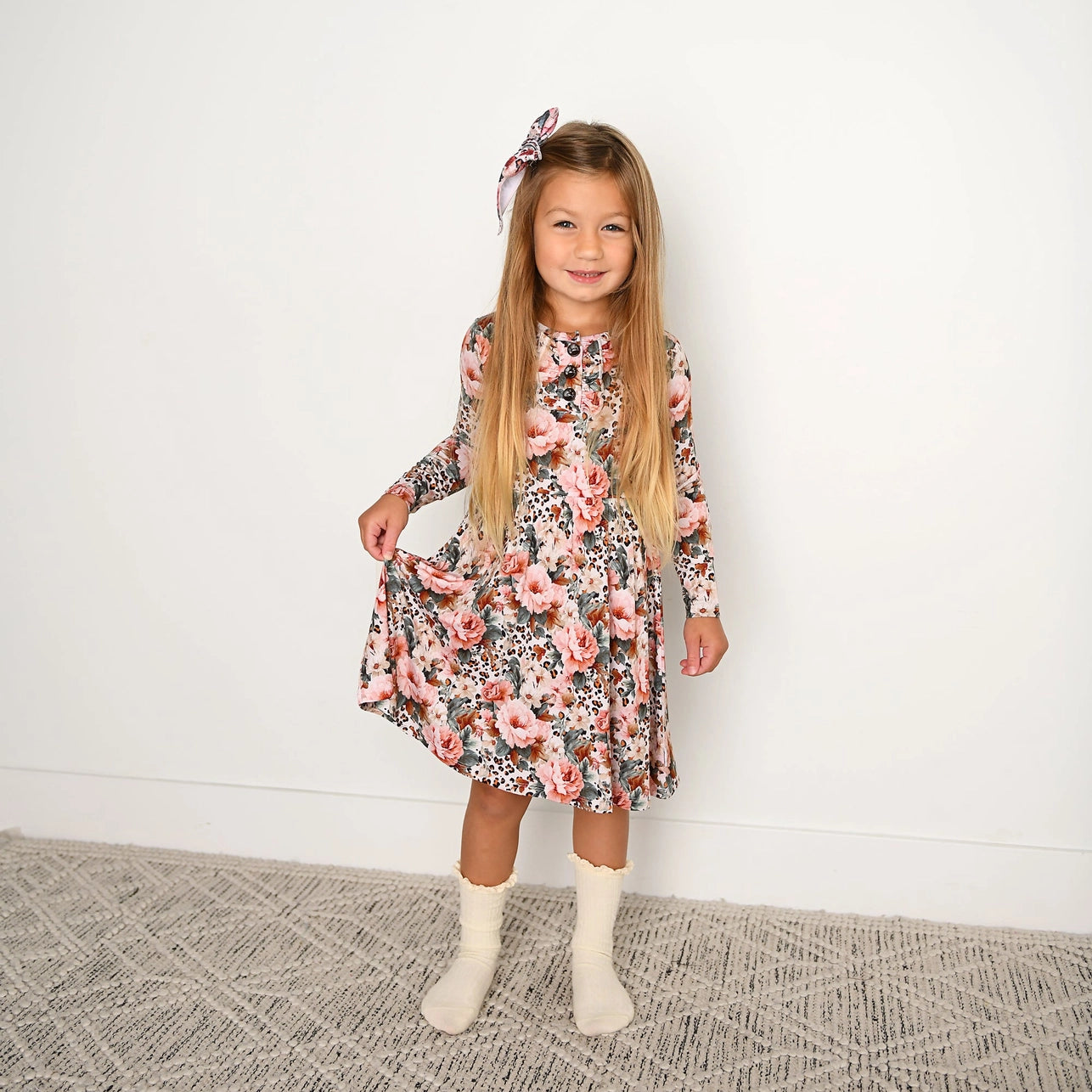 Laura Bamboo - Button Twirl Dress