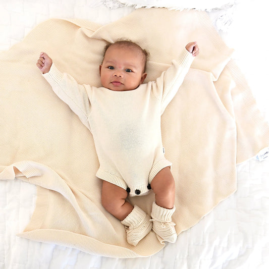 Oatmeal Knit Sweater Romper