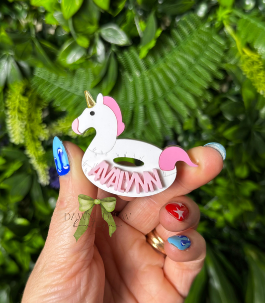 Unicorn Floatie Clip — CLOSES 3/30