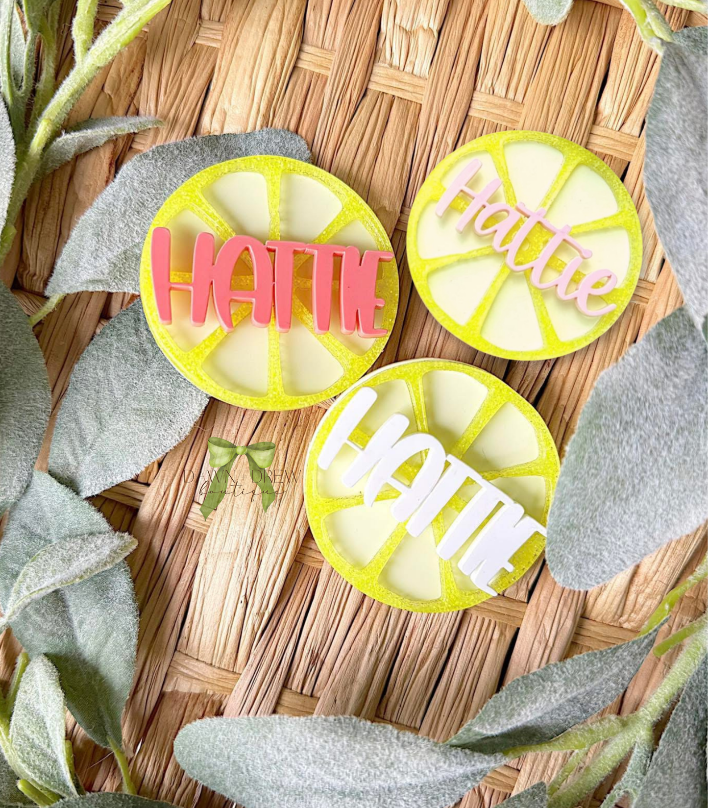 Lemon Wheel Clip — CLOSES 3/30