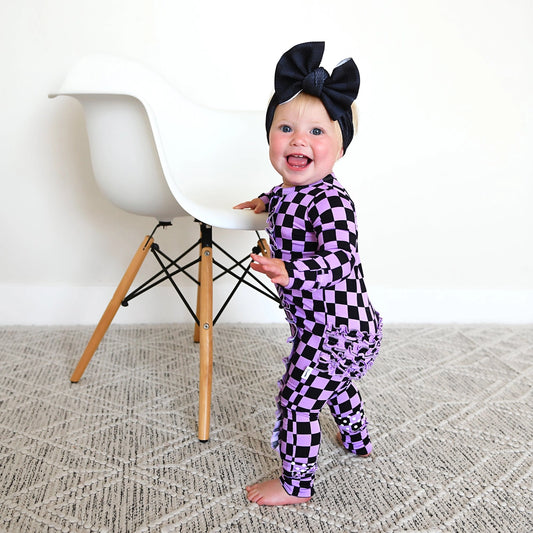 Hadley Bamboo - Ruffle Zippie