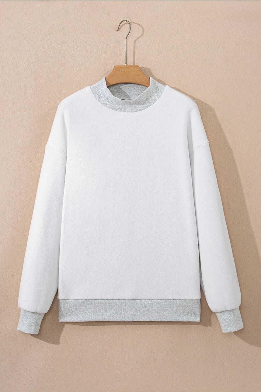 Reversible Mock Neck