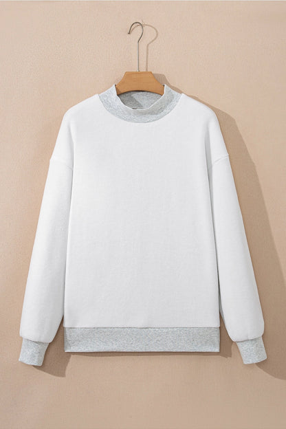 Reversible Mock Neck