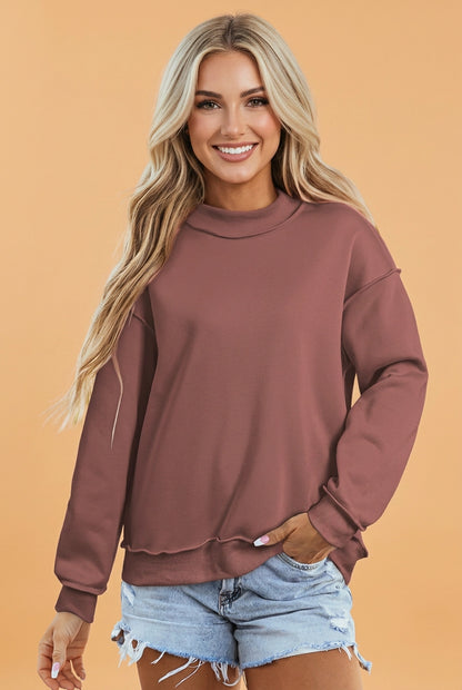 Reversible Mock Neck