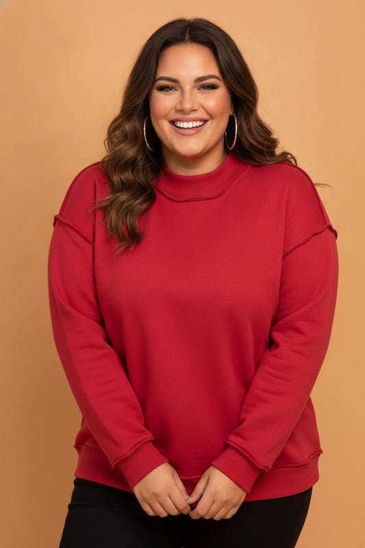 Reversible Mock Neck - Curvy