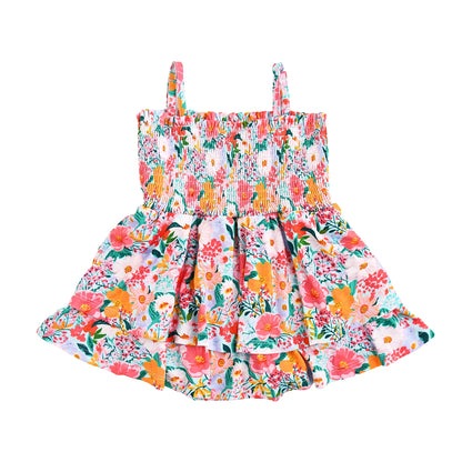 Cecelia Bamboo - Smocked Bodysuit Dress
