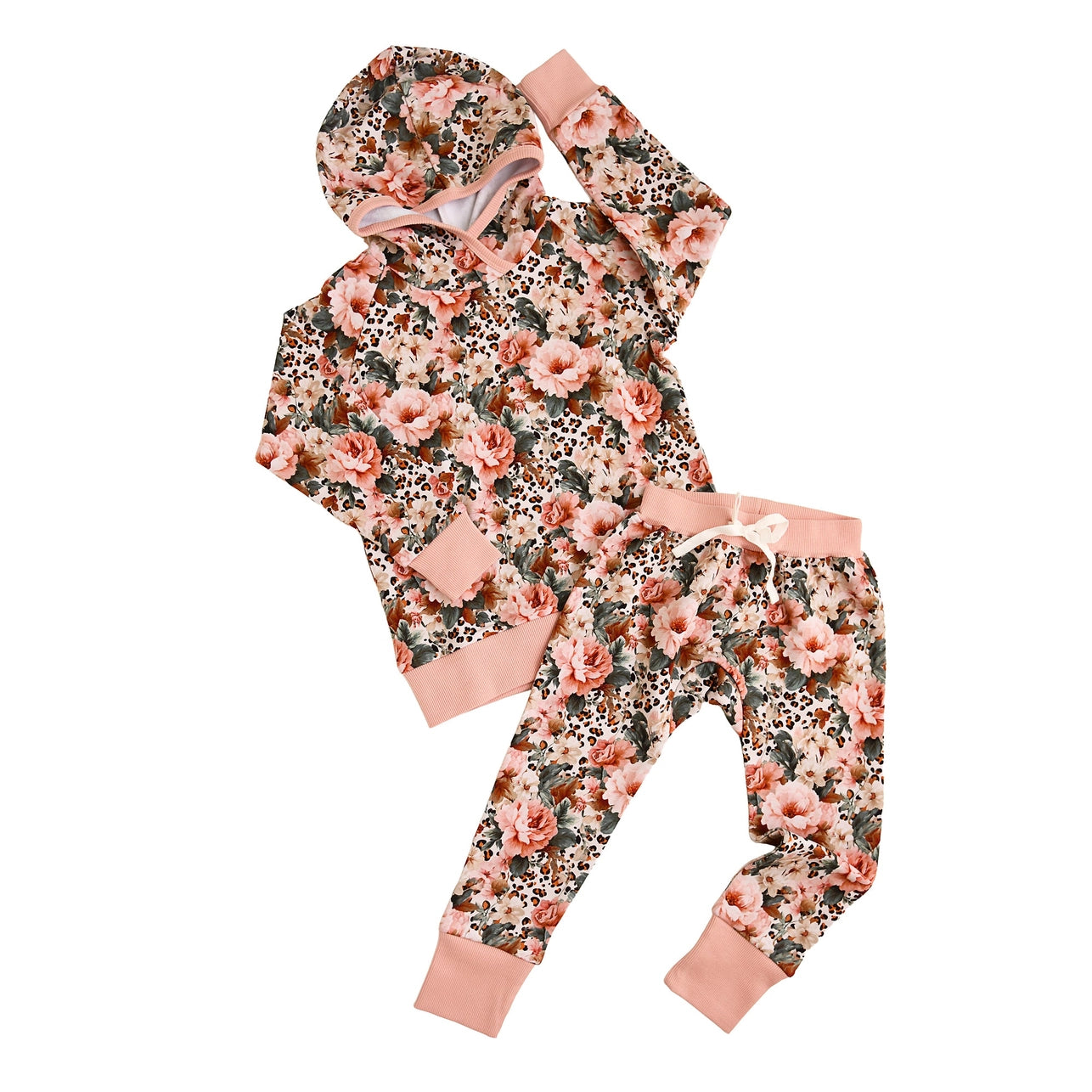 Laura Floral Hooded Sweatsuit Set