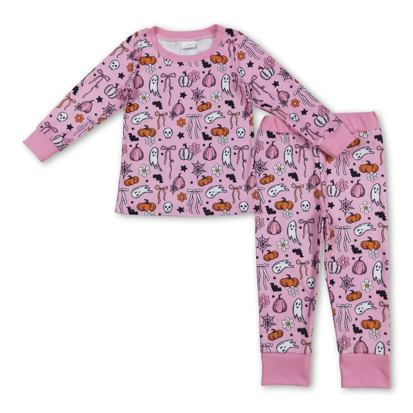 Pink Bows & Pumpkins Set